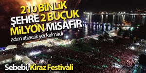 210 binlik şehre 2 buçuk milyon misafir geldi, adım atılacak yer kalmadı