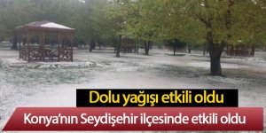 Dolu yağışı etkili oldu