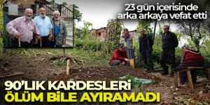 90'lık kardeşleri ölüm bile ayıramadı