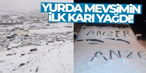 Mevsimin ilk karı yağdı