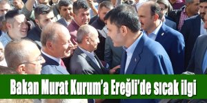 Bakan Murat Kurum'a Ereğli’de coşkulu karşılama