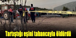 Tartıştığı eşini tabancayla öldürdü