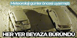 Meteoroloji günler öncesi uyarmıştı!