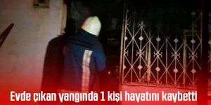 Müstakil evde çıkan yangında 1 kişi hayatını kaybetti