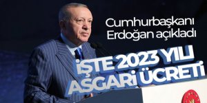 Cumhurbaşkanı Erdoğan açıkladı! İşte 2023 yılı asgari ücreti