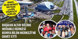 Konya Bilim Merkezi Bir Yılda 526 Bin Ziyaretçiyi Ağırladı