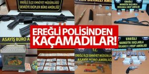 Ereğli polisinden kaçamadılar!