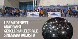 Lise Medeniyet Akademisi Gençleri Aileleriyle Sinemada Buluştu