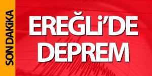 Ereğli'de Deprem