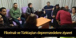 Filorinalı ve Türktaştan depremzedelere ziyaret
