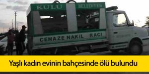 Yaşlı kadın ölü olarak bulundu