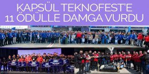 Kapsül Teknofest’e 11 Ödülle Damga Vurdu