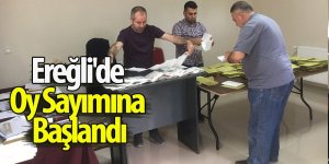 Ereğli'de Oy Sayımına Başlandı