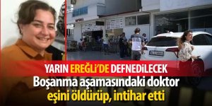 Boşanma aşamasındaki doktor eşini öldürüp, intihar etti