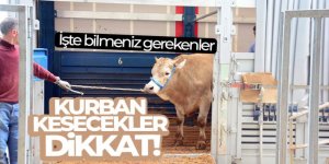 Kurban kesecekler dikkat