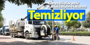Konya Büyükşehir Taşkın Riskine Karşı Kanalizasyon Hatlarını Temizliyor