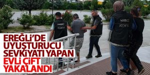 UYUŞTURUCU SEVKİYATI YAPAN EVLİ ÇİFT POLİSİN DİKKATİNDEN KAÇMADI