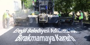 Ereğli Belediyesi Asfaltsız Yol Bırakmamaya Kararlı