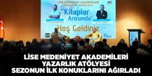 LİSE MEDENİYET AKADEMİLERİ YAZARLIK ATÖLYESİ SEZONUN İLK KONUKLARINI AĞIRLADI