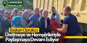 Üretmeye ve Hemşerileriyle Paylaşmaya Devam Ediyor