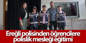 Ereğli polisinden öğrencilere polislik mesleği eğitimi