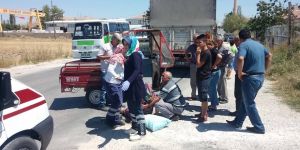 500 Evler caddesinde trafik kazası