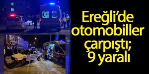 Ereğli’de trafik kazası; 9 yaralı