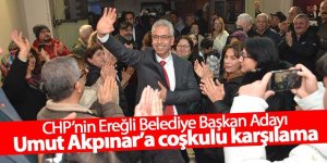 CHP’nin Ereğli Belediye Başkan Adayı Umut Akpınar’a coşkulu karşılama