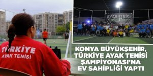 KONYA BÜYÜKŞEHİR, TÜRKİYE AYAK TENİSİ ŞAMPİYONASI’NA EV SAHİPLİĞİ YAPTI