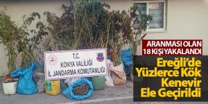 Ereğli’de aranma kaydı bulunan 18 kişi yakalandı