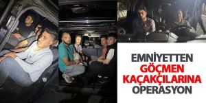 GÖÇMEN KAÇAKÇILARINA OPERASYON