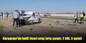 Karapınar’da hafif ticari araç tıra çarptı: 2 ölü, 3 yaralı