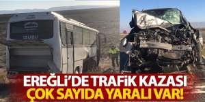 Ereğli’de trafik kazası 10 yaralı 