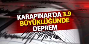 Karapınar'da 3.9 büyüklüğünde deprem