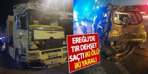 Pancar yüklü tır dehşeti: 2 farklı kazada 2 ölü 2 yaralı