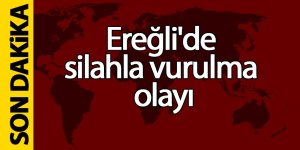 Ereğli’de silahla vurulma olayı