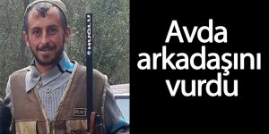 Avda arkadaşını vurdu