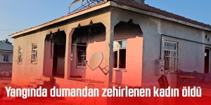 Yangında dumandan zehirlenen kadın öldü