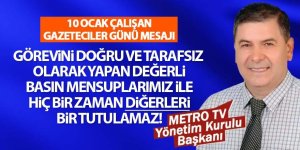 ATMACA’ dan 10 Ocak Çalışan Gazeteciler Günü Mesajı