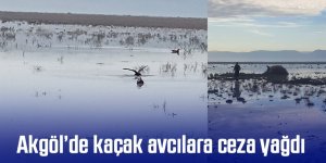 Akgöl’de kaçak avcılara 134 bin 916 TL ceza kesildi