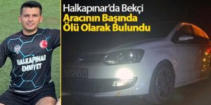 Halkapınar’da çarşı ve mahalle bekçisi arazide ölü bulundu