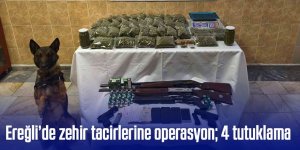 Jandarmadan Ereğli’de zehir tacirlerine operasyon; 4 tutuklama