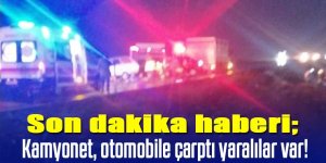 Akören mevkiinde trafik kazası yaralılar var!