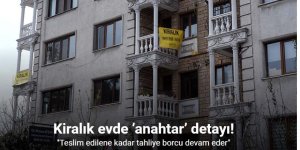 Kiralık evde ’anahtar’ detayı