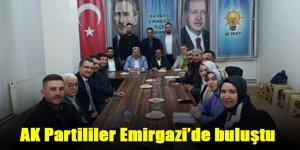 AK Partililer, Emirgazi’de bölge toplantısında buluştu