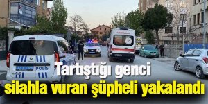 Tartıştığı genci silahla vuran şüpheli yakalandı