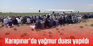Karapınar’da yağmur duası yapıldı