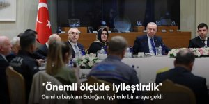 Cumhurbaşkanı Erdoğan, işçilerle bir araya geldi