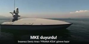 İnsansız Deniz Aracı ’PİRANA KİDA’ göreve hazır