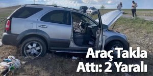 SUV Araç Takla Attı: 2 Yaralı
